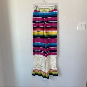 Jen’s Pirate Booty Fiesta Crochet Pants Size Medium